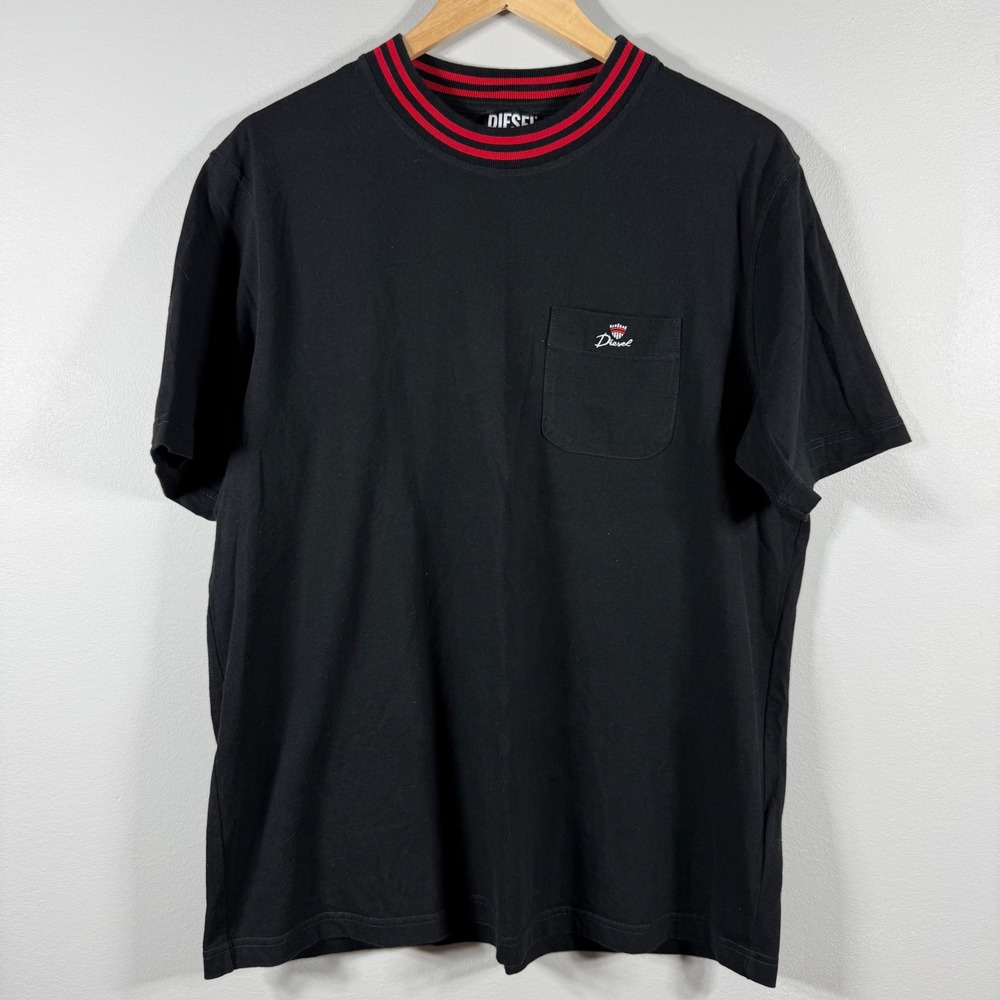 Diesel Pocket T-Shirt Black Size XL